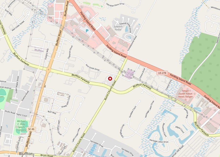 Map of A1 Liquors on Fording Island Road in Bluffton