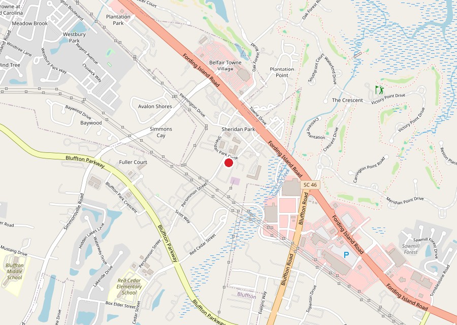 Map of Casual Living at Sheridan Park in Bluffton
