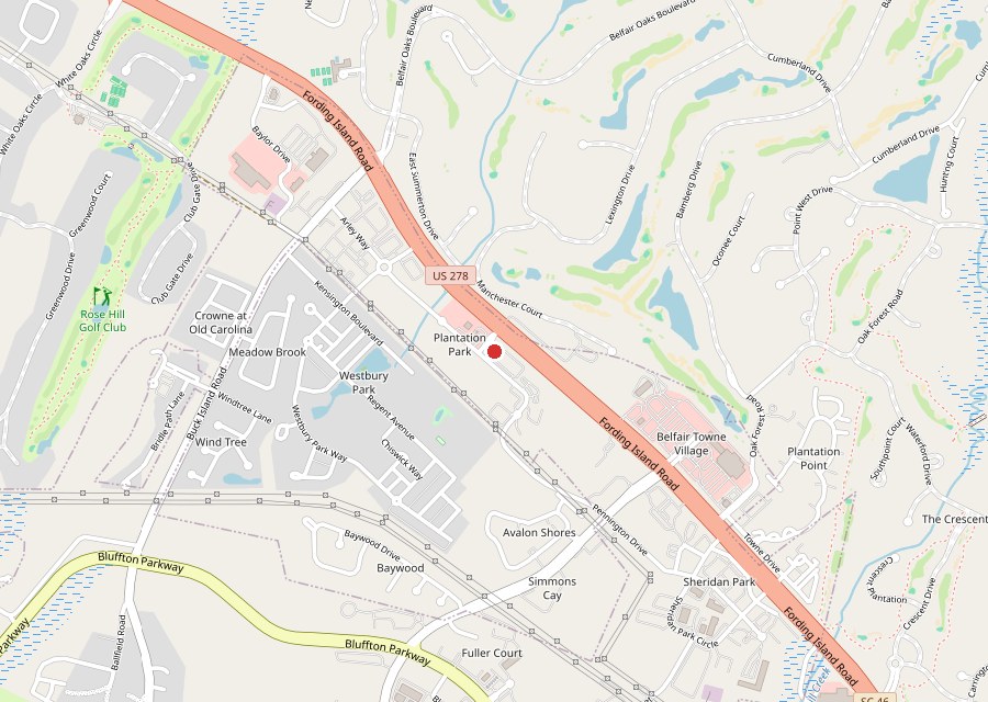 Map of Dairy Queen Grill & Chill in north Bluffton