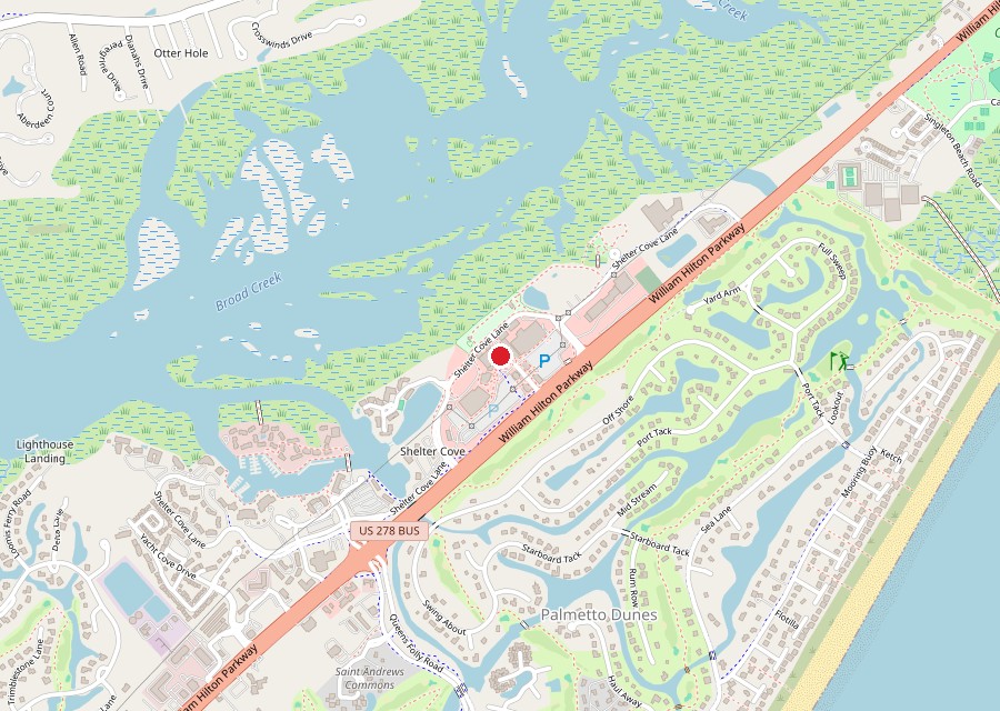 Map of Heritage Fine Jewelry at Shelter Cove on Hilton Head Island
