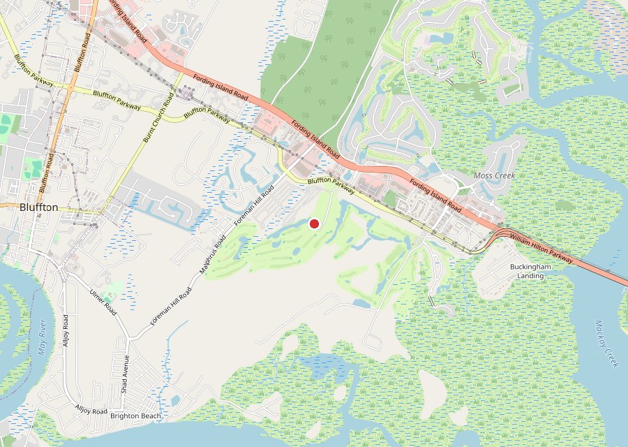 Map of Hilton Head National Golf Club in Bluffton