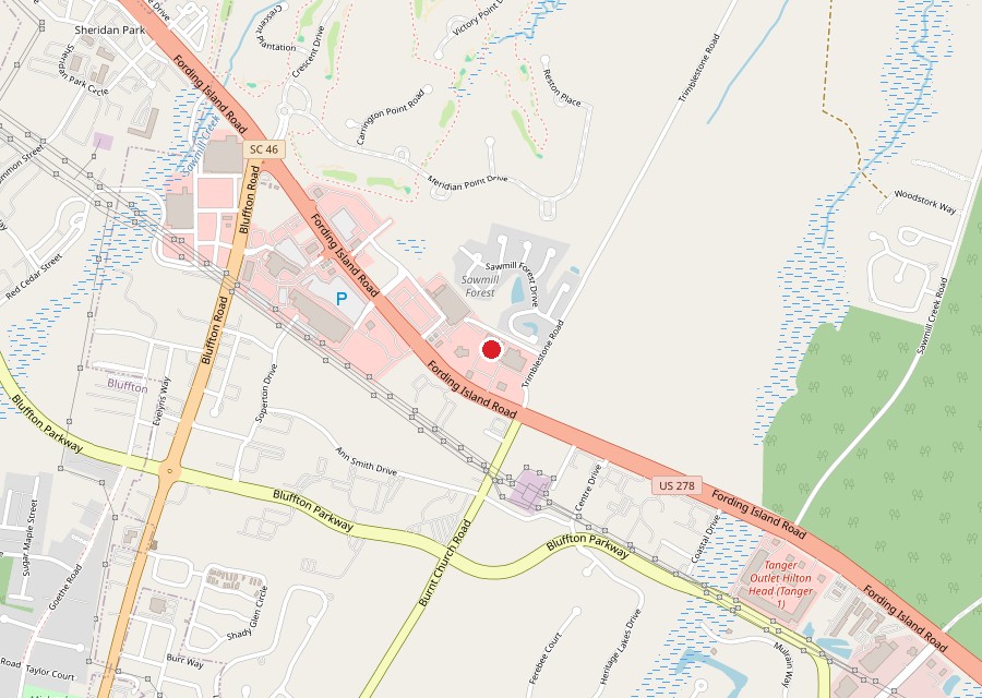 Map of Hobby Lobby on Fording Island Road in Bluffton
