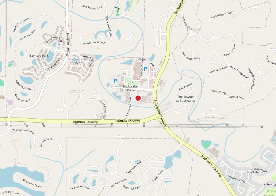 Map of Hong Kong in Buckwalter Place in Bluffton