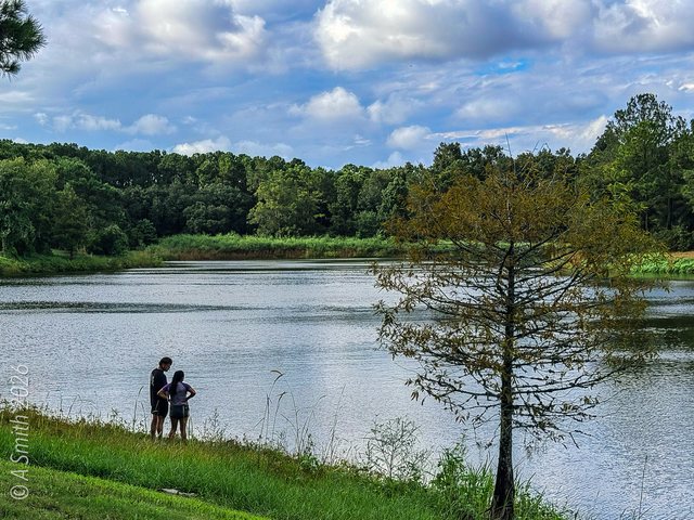 Two anglers.