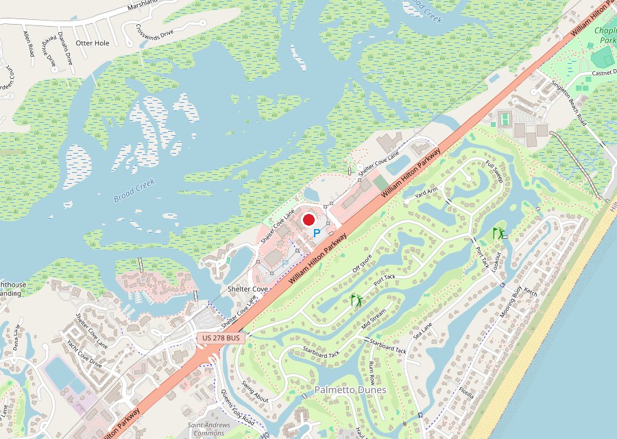 Map of Kroger at Shelter Cove on Hilton Head Island