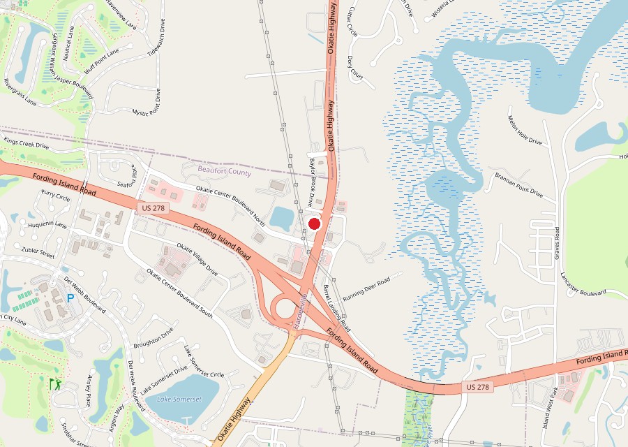 Map of Las Palmas Bar & Grill on Okatie Highway in Okatie