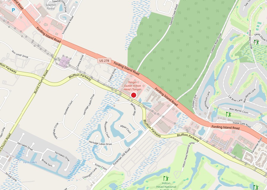 Map of Levi's Outlet Store at Tanger Outlets 1 in Bluffton