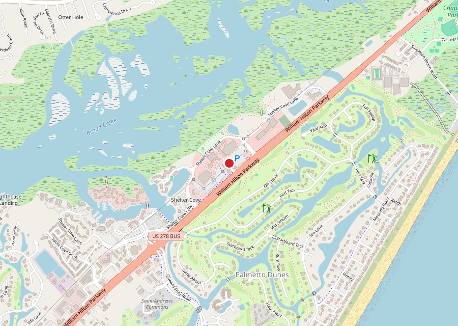 Map of lululemon at Shelter Cove on Hilton Head Island