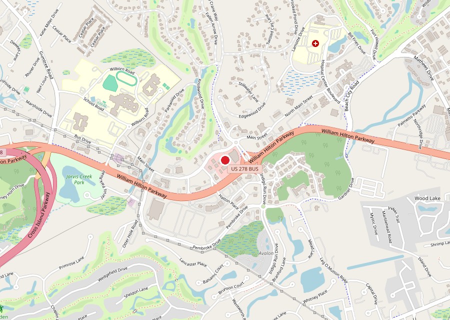 Map of Main Street Island Pub at Main Street Village on Hilton Head Island