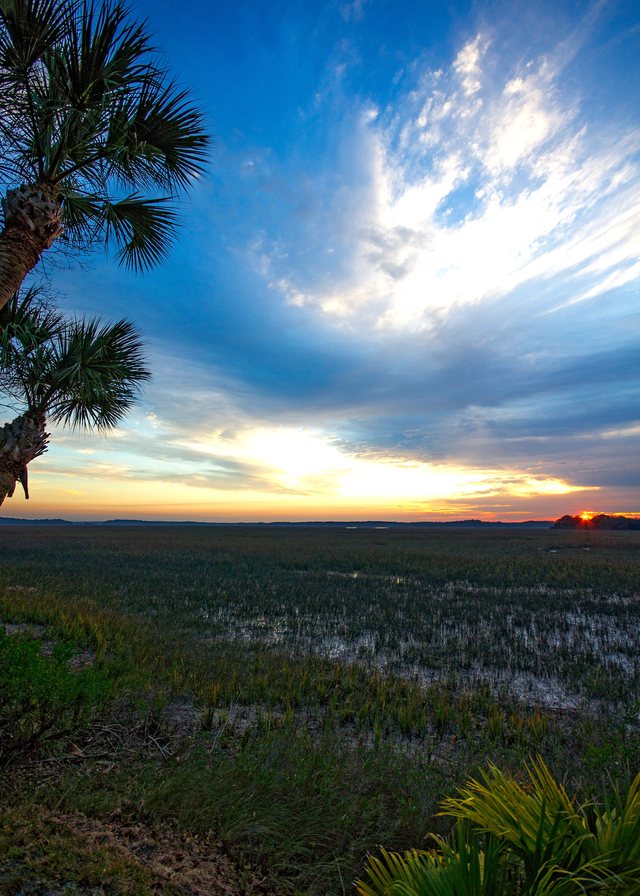 Marsh sunset.