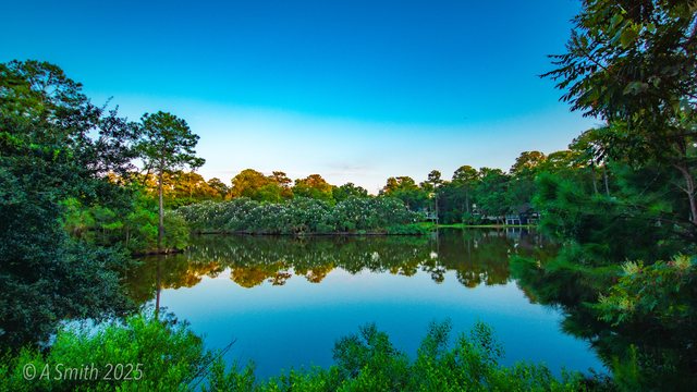 The lake, wide.
