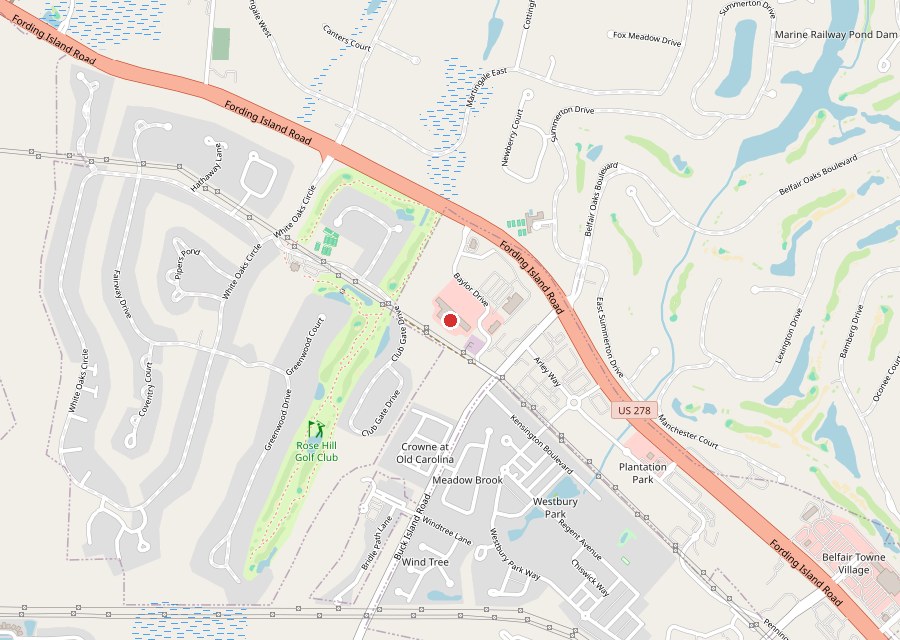 Map of Publix in north Bluffton