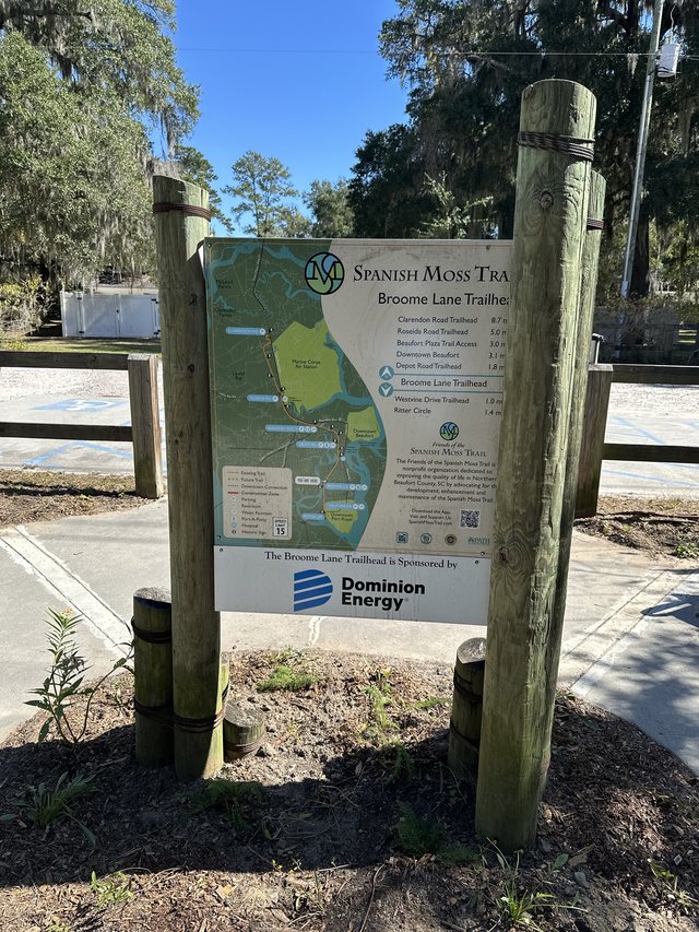 The trail map.