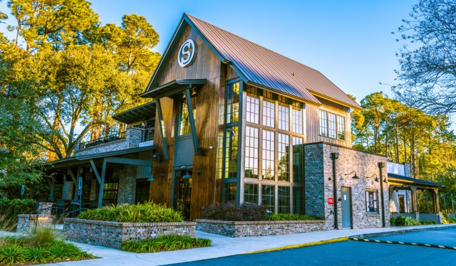 The front entrance