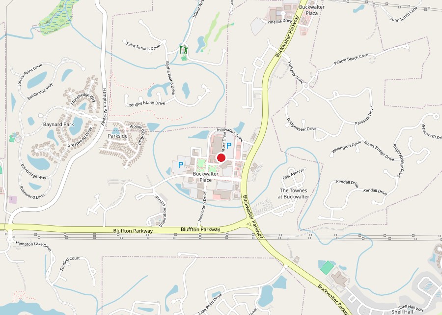 Map of Tío's Latin American Kitchen in Buckwalter Place in Bluffton