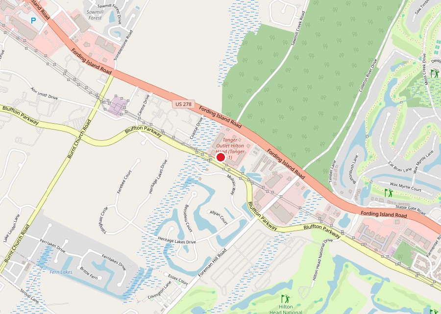 Map of White House Black Market at Tanger Outlets 1 in Bluffton