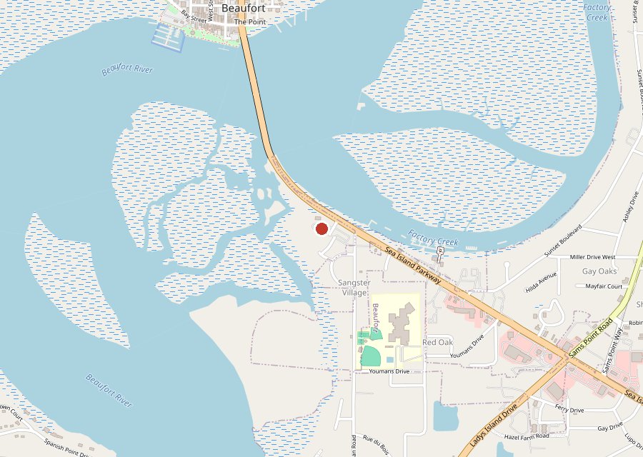 Map of Whitehall Park on Hilton Head Island